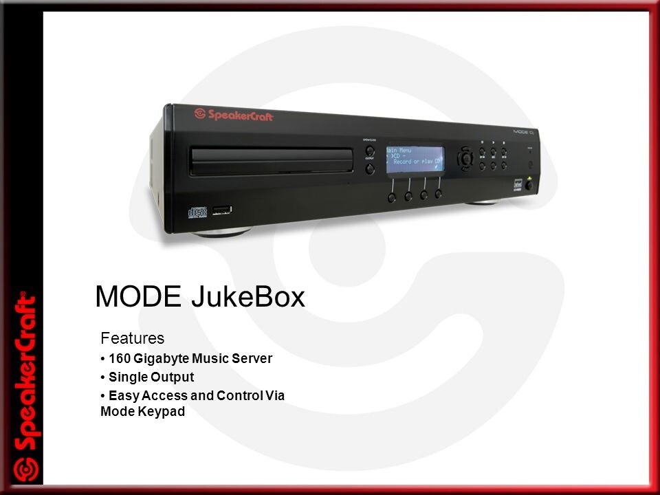 SpeakerCraft Mode Jukebox One | eBay