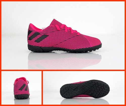 Adidas Botas Fútbol Sala Niño Césped Nemeziz 19.4 Tf F99936 Fucsia / Negro  | eBay