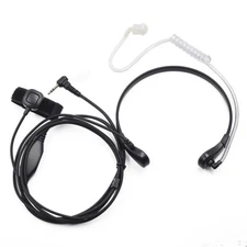 Throat Mic Earpiece Headset for Cobra Two Way Radio Walkie Talkie 1 Pin New