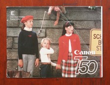CANON T50 INSTRUCTION BOOK/164302