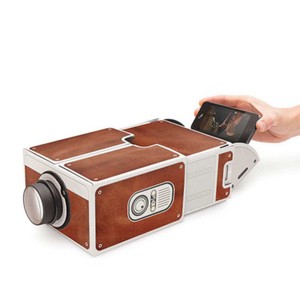 Diy Cardboard Smart Phone Projector Cellphone Theater Cinema For Iphone New U7i4 Ebay