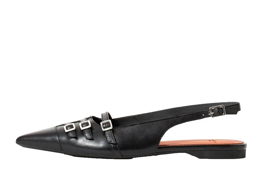 Buckle Solid Flats for Women