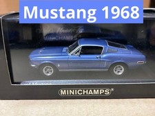 MINICHAMPS 1/43 Ford Mustang 1968 Diecast Car Collectible clean