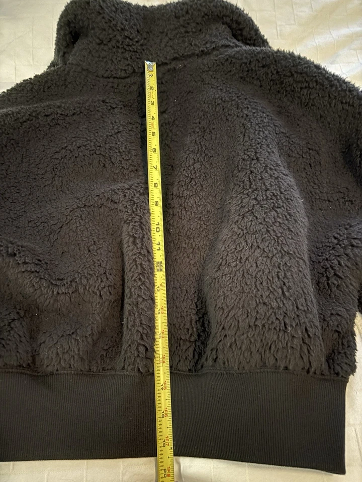 SO Jacket Full Zip Sherpa Fleece, The Cozy Jacket, Black Juniors Size Small - Image 4 of 4