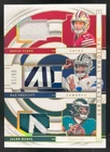 2023 National Treasures Purdy/Prescott/Hurts Triple Patch Gold /10