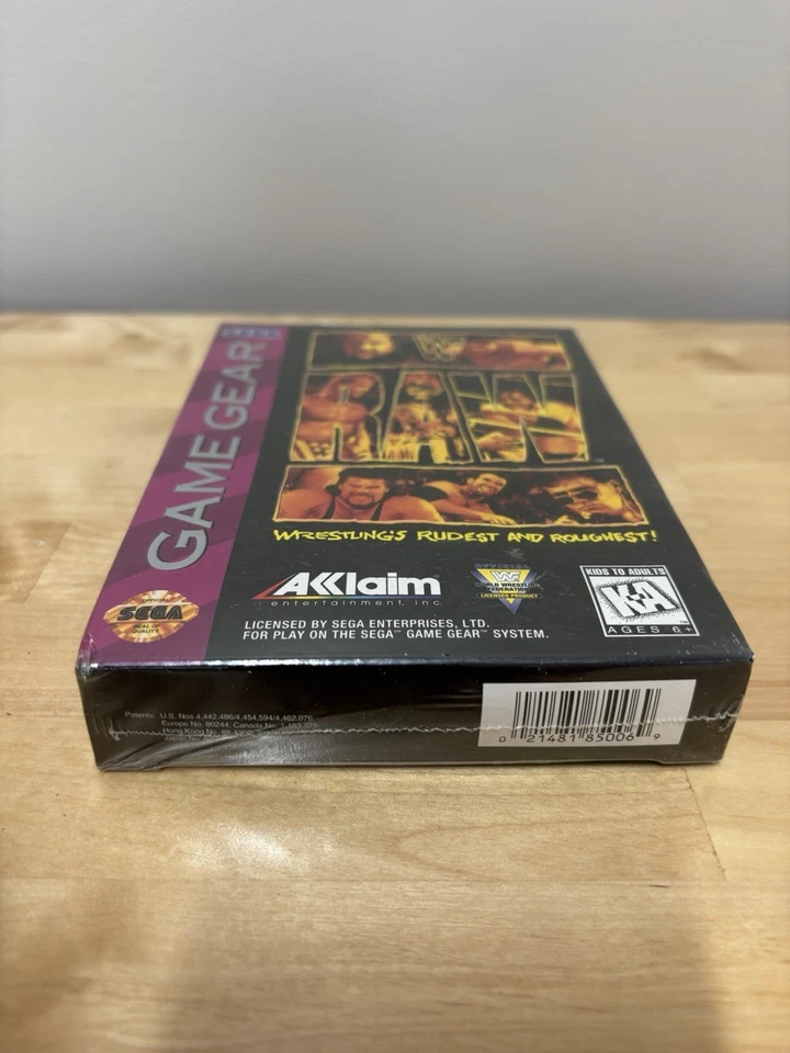 WWF RAW Sega Game Gear Brand New Factory Sealed - Image 2 of 4