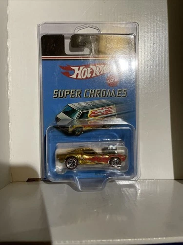 2006 Hot Wheels "SUPER CHROMES" *RODGER DODGER*  (Gold Chrome)  "Redlines"