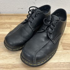 Dr Martens Oxford Shoes Men 9 Black Low Top Leather Vintage Made in England 9302