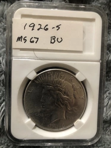 1926 s peace silver dollar Bu