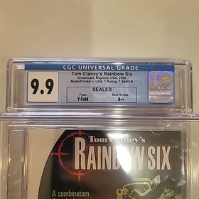 Tom Clancy's Rainbow Six (Sega Dreamcast, 2000) - CGC 9.9 A++ Sealed