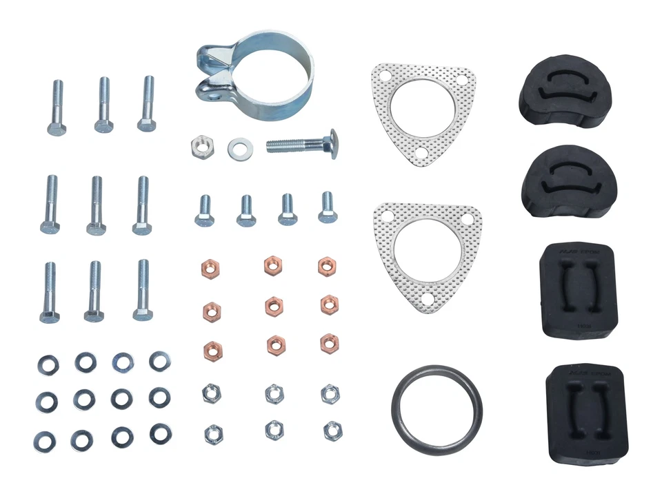 Auspuff Dichtung+Gummis für PORSCHE 944 924S Endschalldämpfer - Imagem 2 de 4