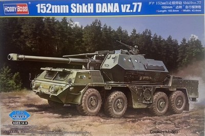 Hobbyboss 152mm ShkH DANA vz.77 Maßstab 1:72 Modellbausatz 82941