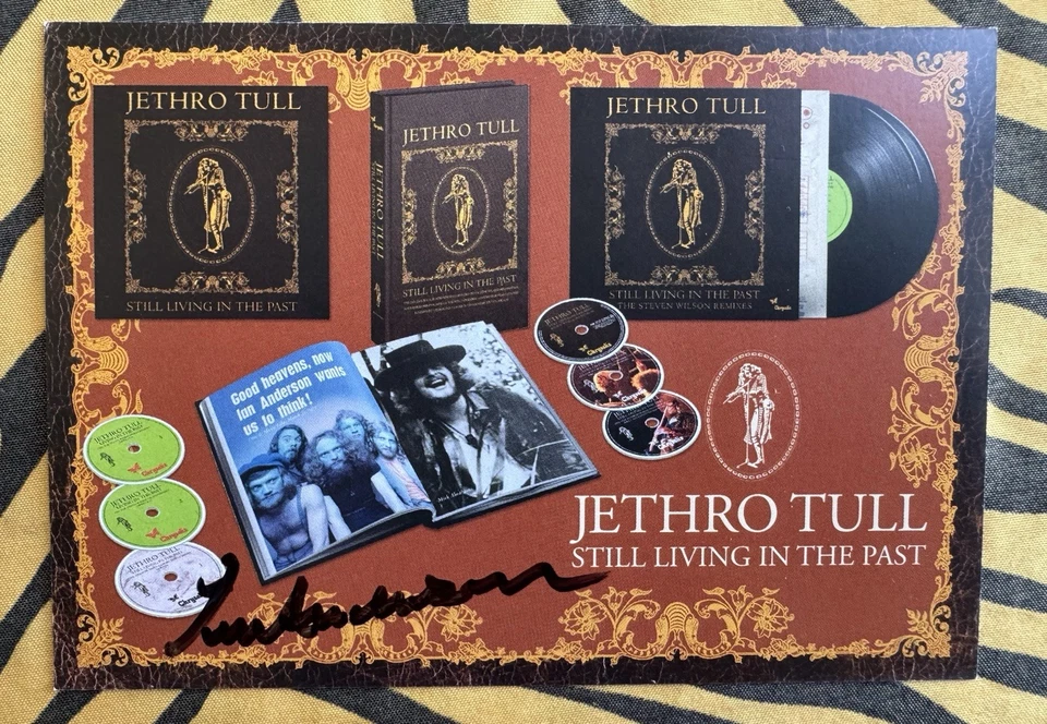 JETHRO TULL: STILL LIVING IN THE PAST 5 CD + BLU RAY + SIGNED POSTCARD/PRISTINE! - Image 2 of 4