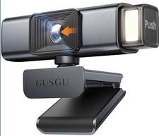 GUSGU G940 2K Quad HD Webcam for PC, with Microphone  Privacy Protection,...