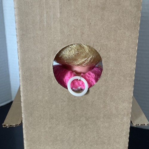 Vintage Tiny Chatty Baby 11” Pink Doll Girl Original Box NRFB She Talks! - Picture 5 of 12