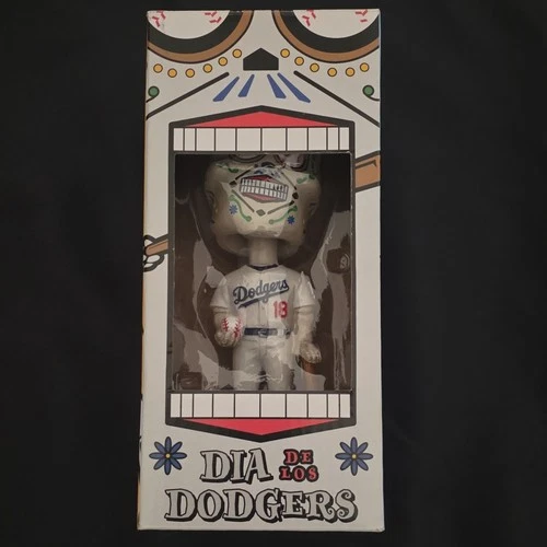 Los Angeles Dodgers Sugar Skull Bobblehead Figurine MLB Collectible