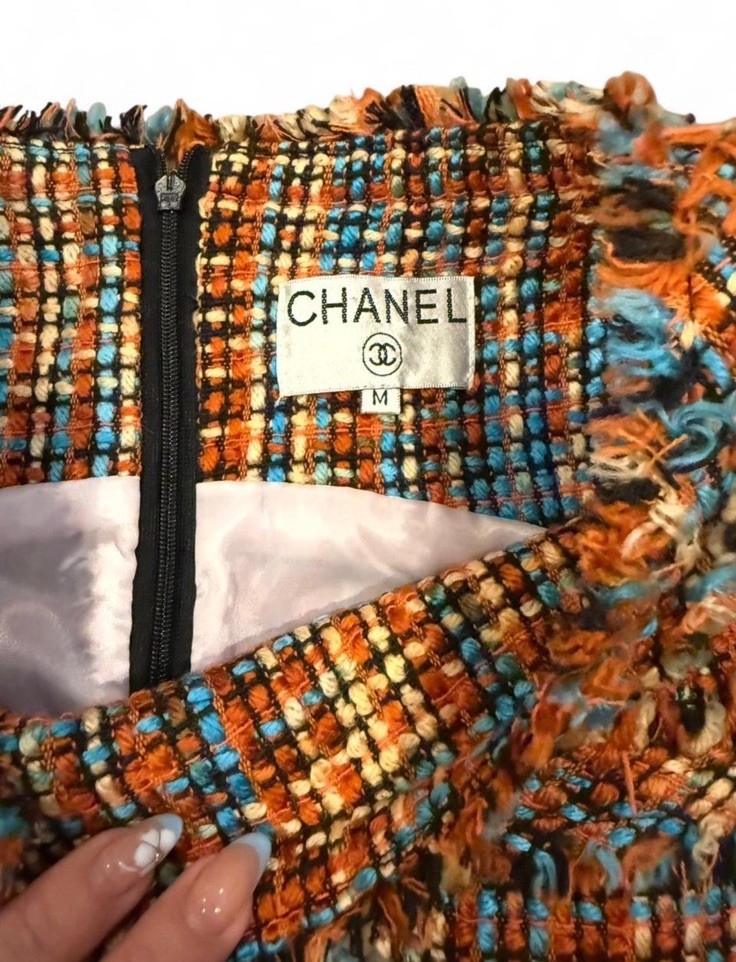 Authentic Chanel Classic tweed dress image 3