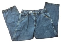 Carhartt B13 DPS Original Dungaree Fit Denim Blue Jeans Mens 32X30 Work Wear