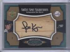 2005 Sweet Spot Signatures Bat Barrel Black Ink 5/50 Scott Kazmir Auto 0b0