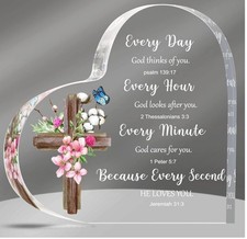 Yulejo Acrylic Christian Gifts for Women Inspirational Gifts with Bible Verse's
