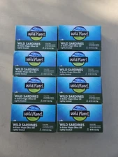 Wild Planet Wild Sardines In Extra Virgin Olive Oil Lightly Smoked 8 Cans