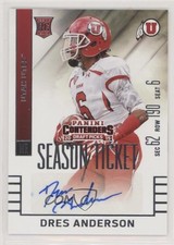 2015 Panini Contenders Draft Picks Dres Anderson (Red Pants SEC 62) Auto 1k5