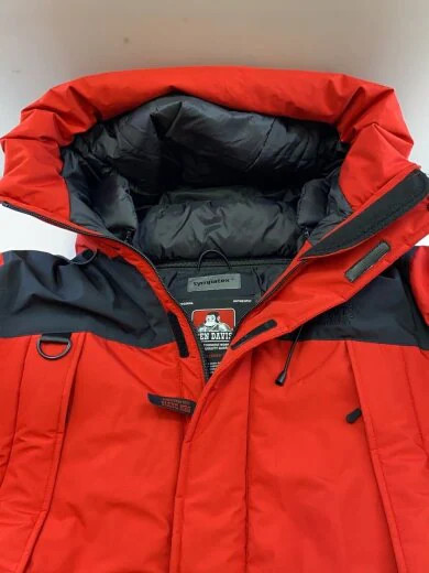 BEN DAVIS Down Jacket, Medium, Polyester, Red, BD… - image 7