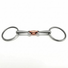 Horse with Three-Piece Mouthpiece Long-Lasting Tack Comfortable for Bridle Setup