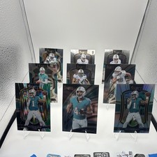 Panini Select Football 2025 Card Lot 8 -Miami Dolphins Tagovailoa Robinson Ewers