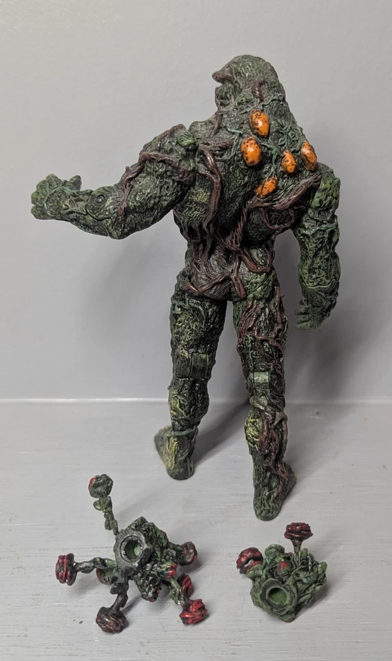 Figura de acción Swamp Thing 7" 1999 DC Direct Vertigo rosa manos completa Foto 2 de 2