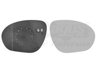 Spiegelglas AußEnspiegel Hagus Van Wezel 3380838 FüR Juke F15 Nissan Konvex Dig