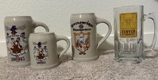 Lot of 4 Oktoberfest Beer Steins – Breckenridge 2015 (Large & Small), Breckenrid