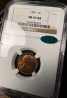 1924-P NGC - CAC APPROVED !!! -  MS64RB-Nice overall RB Coin