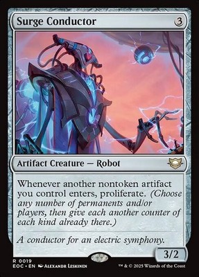 *MtG: 2x SURGE CONDUCTOR - Commander: Edge of Eternities Rare - magicman-europe*