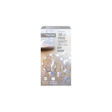 Image of Premier 100 LED Battery Operated Multi-Action MicroBrights White 5M Lit Lights
