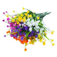 5 Pcs Simulation Bouquet Flower Cluster Bundle Flowers Artificial