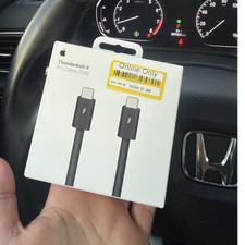 Apple Thunderbolt 4 Pro USB-C Cable 1m Black for iPhones or MacBooks