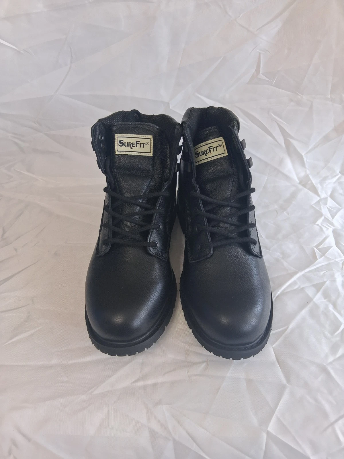 Men's 8.5 W SureFit Boots Black New In Box
