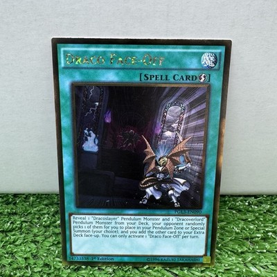 Draco Face-Off PGL3-EN090 Gold Rare 1st Edition Premium Gold: Infinite Gold NM