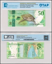 Curacao & Sint Maarten - 50 Caribbean Gulden, 2025, P-3, UNC Authenticated