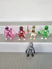 Power Rangers Mega Construx Series 1 2016 Bundle X5 rose rouge blanc vert mastic