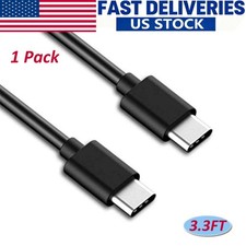 USB C to USB C Fast Charging Cable 3.3FT Type C Charger Cords For Samsung Galaxy
