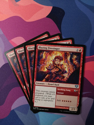 Blazing Firesinger x 4 | *% Off 2+ | Mystical Archives | NM | MTG