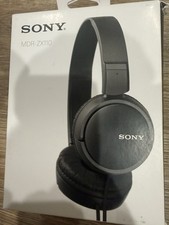 6 Sony MDR-ZX110 Wired Over the Ear Headphones Black New 1 White, 5 Black