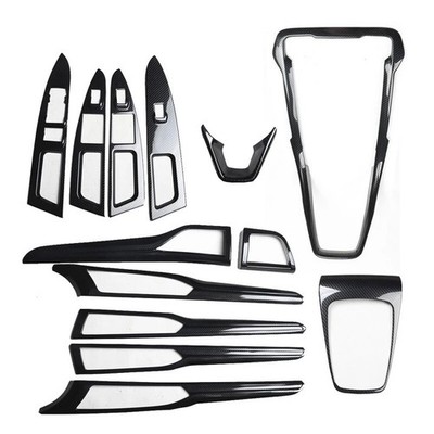 For Ford Fusion Mondeo MK5 2013-2016 ABS Carbon Fiber Interior Door Trim Sticker