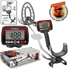Fisher F44 Metal Detector – 11" Concentric Coil + 5-Year Warranty F44 - Open Box