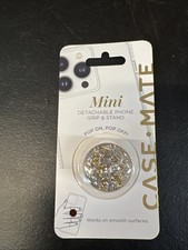 CaseMate MINIS Phone Grip Holder Stand Removable MagSafe Gold Stardust NIP