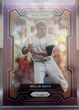 2024 Prizm Willie Mays Purple Refractor 88/99. 