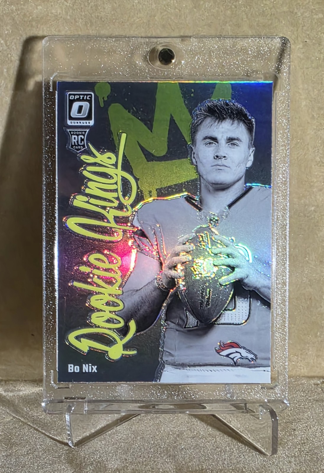 2024 Panini Donruss Optic No.6 Bo Nix Rookie Kings Denver Broncos Case Hit SSP