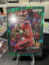 2025 Panini Prizm - C.J. Stroud #143 Green Flash Prizm